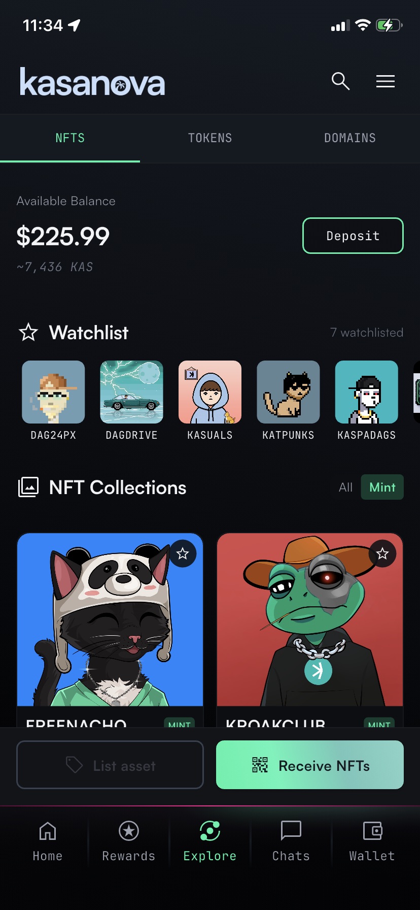Kasanova NFT collections